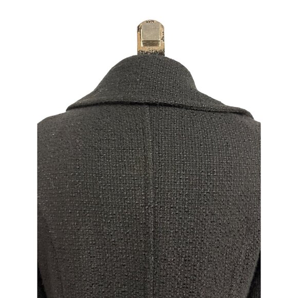 Gap Black Wool Blend Cropped Jacket Womens Size 6 Vintage Style - Picture 11 of 13